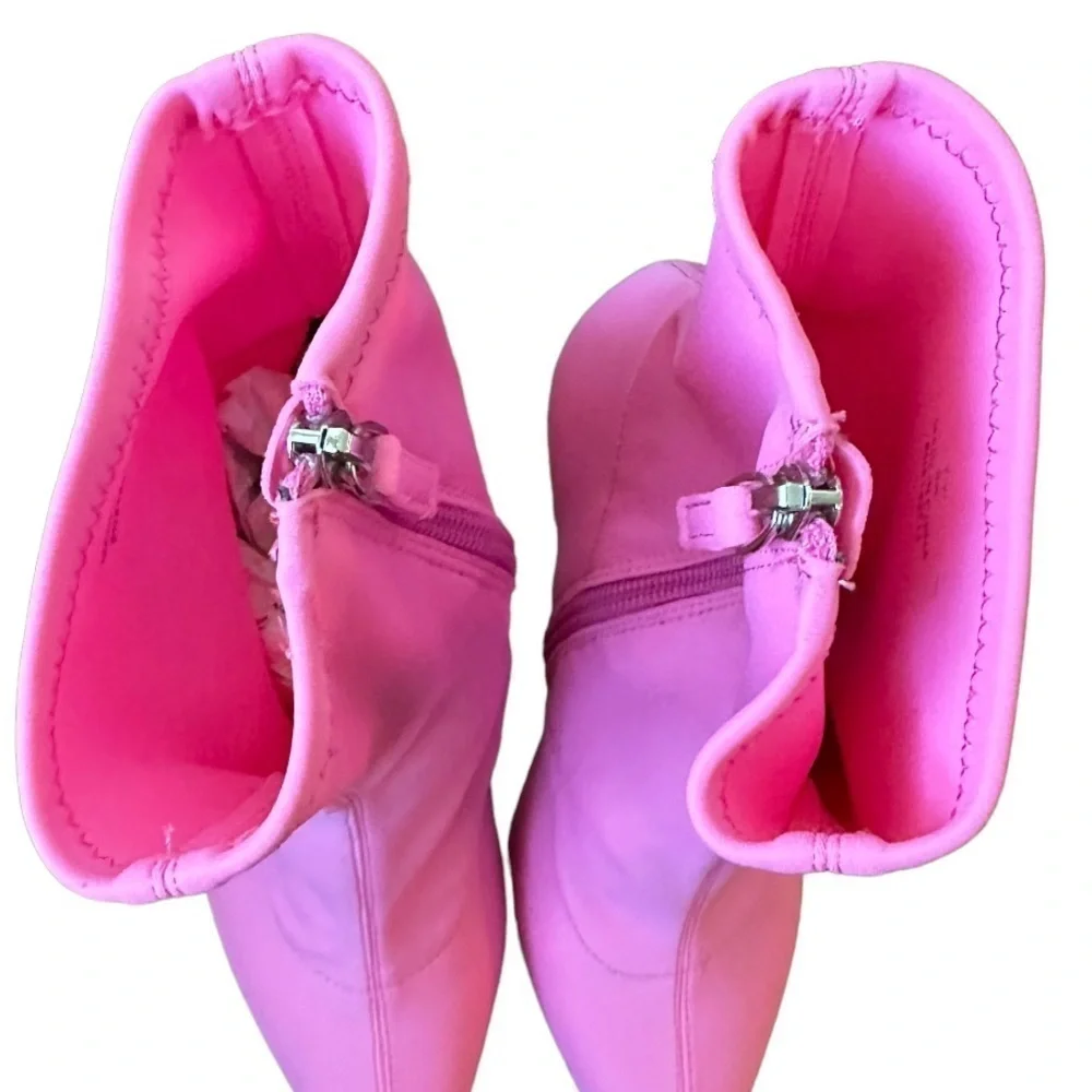 New ELOQUII Neoprene Ankle Boots Size:8W